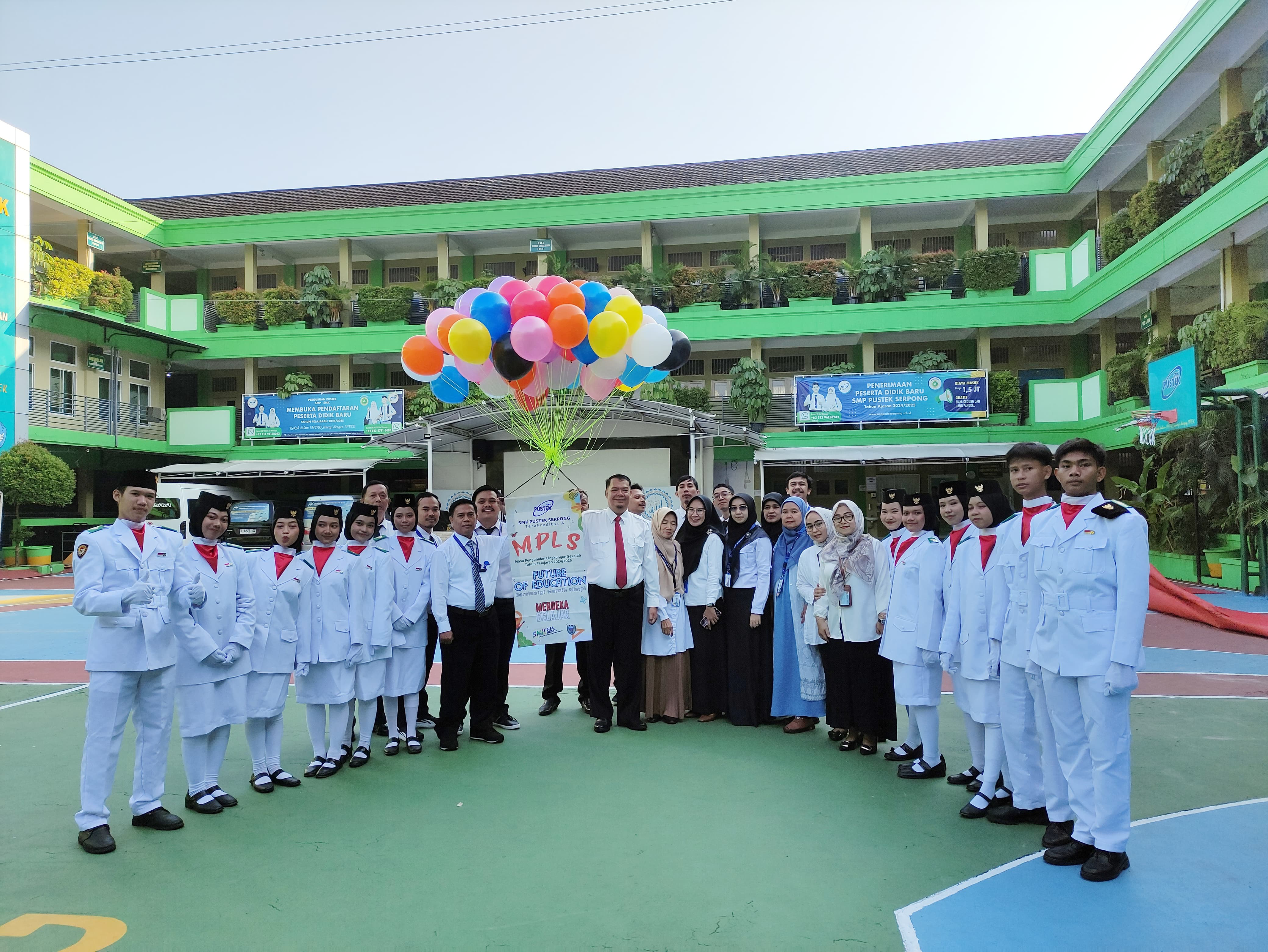 Ratusan Siswa Baru SMK Pustek Serpong Ikuti MPLS